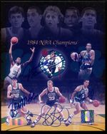 1984 Boston Celtics Signed 8x10 Photo 5 Auto Bird McHale Parrish Maxwell Johnson