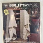 Spartex Quilt Backing Doublestencil Antique Tea Dye Full Queen NOS