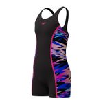 SPEEDO GIRLS SWIMSUIT. HYPERBOOM SPLICE MUSCLEBACK LEGSUIT SWIMMING COSTUME W26