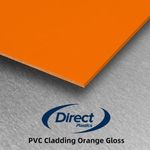Gloss Orange Hygienic PVC Wall Cladding - Free Delivery