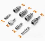 1/4PT Air Hose Plug Socket Male/Female Quick Coupler Connector Fitting Pressure