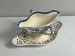 Mintons Double Gravy Boat With Attached Underplate Antique 