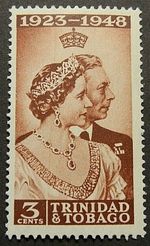 Trinidad & Tobago 1948 Royal Silver Wedding 3c SG 259 MM mint *COMBINED POSTAGE*
