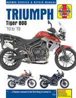 Triumph Tiger 800 (2010-2019) Haynes Repair Manual