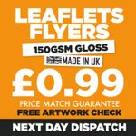 1000 A6 A5 A4 Flyers Leaflets Printed Full Colour Flyer Leaflet Printing ~ £0.99