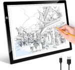 RTjoy A3 Slim LED Light Tracing Box Pad Adjustable USB Powered Board A3