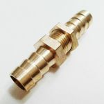 Brass Bulkhead Fitting Barb Pipe Hose Tube Connector Adapter Fuel Water Air Boat