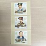Set of 3 postcards of 1986 RAF stamps issued by the Post Office. Unposted.