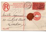 Gibraltar KEVII 1904 Registered 2d + 2d uprated cover to London WS46680