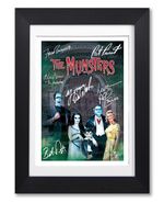 THE MUNSTERS CAST SIGNED POSTER TV SHOW SERIES DVD PRINT PHOTO AUTOGRAPH GIFT
