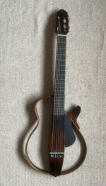 Yamaha SLG200N Silent Nylon String Guitar Tobacco Brown Silent Guitar with Case