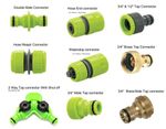 Garden Hose Attachments Outdoor Garden Water Stop / End Connector / Threaded Tap