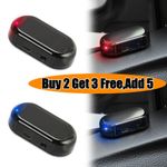Solar Power Car Simulated Dummy Alarm Warning Flashing LED Light Anti-Theft