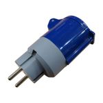 European Mains Hook Up Adaptor Socket 16A 230V (Caravan Electric 2 Pin Plug)