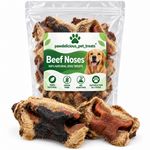 1Kg Beef Noses for Dog 100% Natural Beef Dog Treat Meaty Snacks Dog Chew Crunchy
