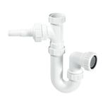 Mcalpine WM1 75mm Water Seal Swivel P Trap, 1.5"multi Outlet And Inlet Connect