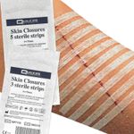 STERILE SKIN CLOSURE STRIPS Butterfly/Steri Cut Support Stitches 3mm/6mm x 75mm