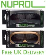 Nuprol PRO Mesh Eyewear Goggles Protection Airsoft Black, Tan, Green, Grey, Camo
