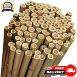 Bamboo Canes Plant Support Garden Cane Thick Strong Stick 2FT 3FT 4FT 5FT 6FT