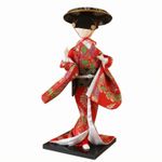 Geisha Doll Hand-Crafted Geisha Figurine Traditional Japanese