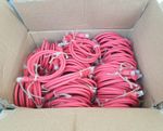 110x Ethernet Cables Cat6 1m RJ45 Patch Leads BULK BOX Job Lot Installer Pack