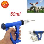 50ml Continuous Injection Drench Gun for Animals Cattle Sheep Goat Husbandry UK