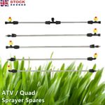 ATV QUAD SPRAYER BOOM COMPLETE Spares 50L 60L 100L Spraying 2.5m 8.2ft 6Nozzles