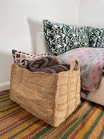 Extra Large Jute Storage Basket