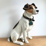 Large Jack Russell ornament figurine sculpture Leonardo height 24cm gift boxed