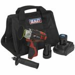 Sealey CP1205KIT 12V Cordless Hand Polisher Kit with 2 Batteries & Bag