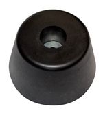 Rubber Round Ramp Buffer / Block / Foot - Horsebox / Truck / Trailer (Dia: 87mm)
