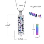 Cremation Ashes Necklace Memorial Necklace Cremation Ashes Jewellery Charm