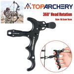 Archery Compound Bow Release Aid Finger Grip Thumb Caliper Trigger Automatic