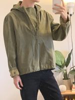 Vintage 40s USN Foul Weather Smock Small Deck Anorak Jacket Pullover WWII