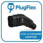 PlugFlex CCS to CHAdeMO Charging Adapter Converter – For Nissan Leaf EV – UK