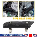 Universal Exhaust Muffler Pipe Heat Shield Cover Heel Guard Motorcycle Motorbike