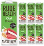 Rude Health 6 x 1 Litre Organic Oat Dairy-Alt Milk, 100% Natural Organic Drink