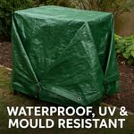 GREEN HEAVY DUTY WATERPROOF TARPAULIN TARP GROUND SHEET 90GSM CAMPING COV