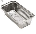NO 6 Pack Of 500 Aluminium Foil Food Container - With 500 Lids Included