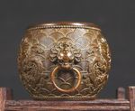 Chinese Collect Old Ancient bronze Exquisite Dragon roaming incense burner