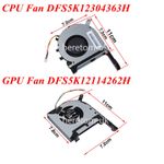 For Asus TUF Gaming A15 FA506 FA506IH FA506II FA506IU FA506IV Cpu & Gpu Fan Set