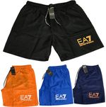 EMPORIO ARMANI EA7 BRAND NEW INNER LINEN NET SWIM SHORTS FOR MEN