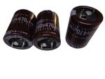 470uf 200V CHEMICON NEGATIVE BLACK SNAP IN 30x40mm MADE IN JAPAN x3pcs