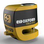 Oxford Scoot XA5 Motorcycle Scooter Security Alarm Disc Lock Yellow