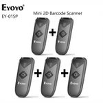 5* Eyoyo Mini Wireless 2D QR Code Barcode Scanner Bluetooth USB Reader for Phone