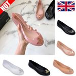 Ladies Flat Slip On Jelly Shoes Space Love III Orb IV Plastic Pumps Shoes PVC UK