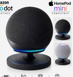 Amazon Echo Dot 5th Gen Stand Holder | Alexa Smart Speaker Desk Dock | Black