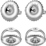 Earring Backs Screw Earring Backs 5mm Earring Backs for Studs  Hypoallergenic