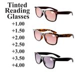 Sun Readers Graduated Tinted Reading Glasses  +1.00 to +4.00 Sunglasses UV400