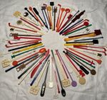 70 x Vintage Swizzle reusable Stir Sticks Bar Vegas Hotel Airline Restaurant
